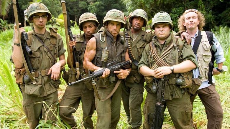 The cast of Tropic Thunder