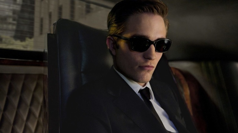 Eric Packer in limo wearing sunglasses