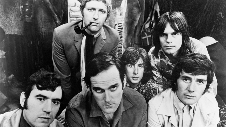 Terry Jones with Monty Python actors