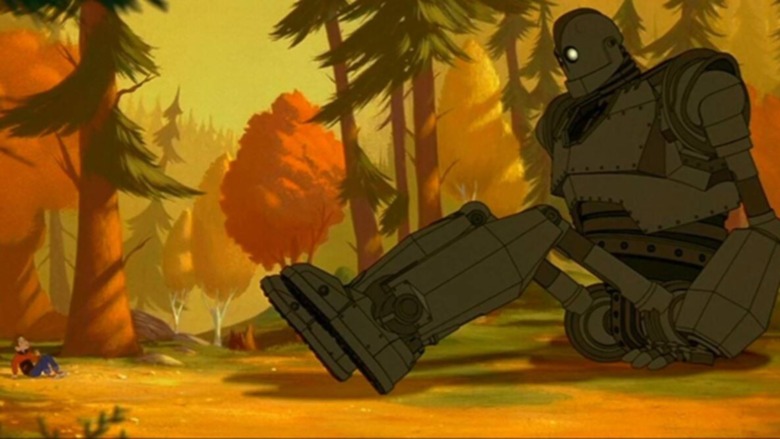 Iron Giant sitting