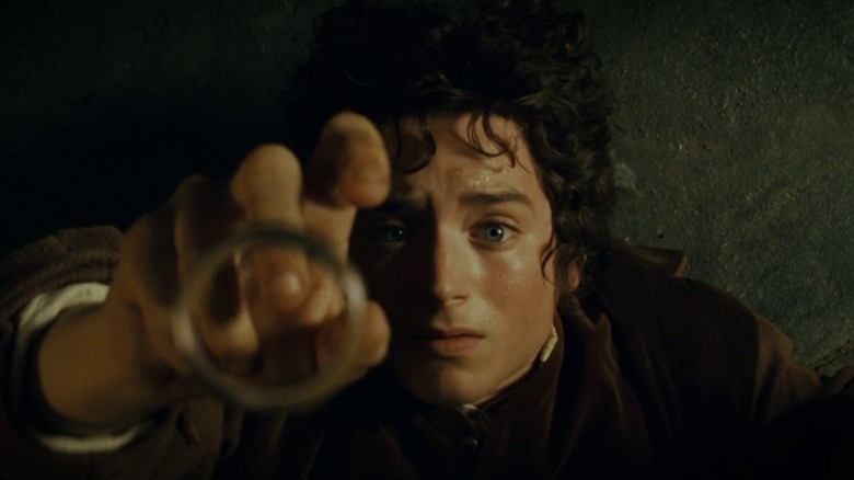 Frodo catching the ring