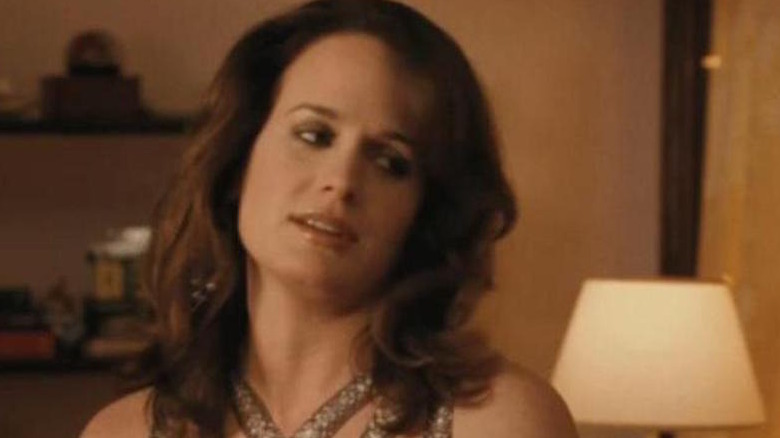 Elizabeth Reaser turns and tilts her head