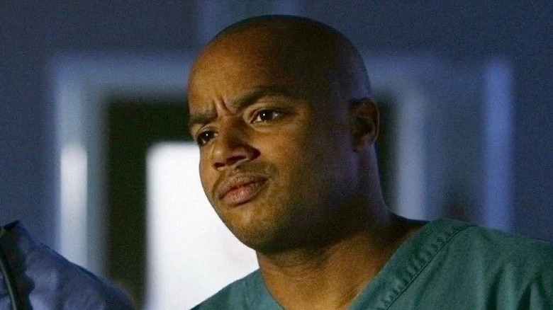 Donald Faison looking confused