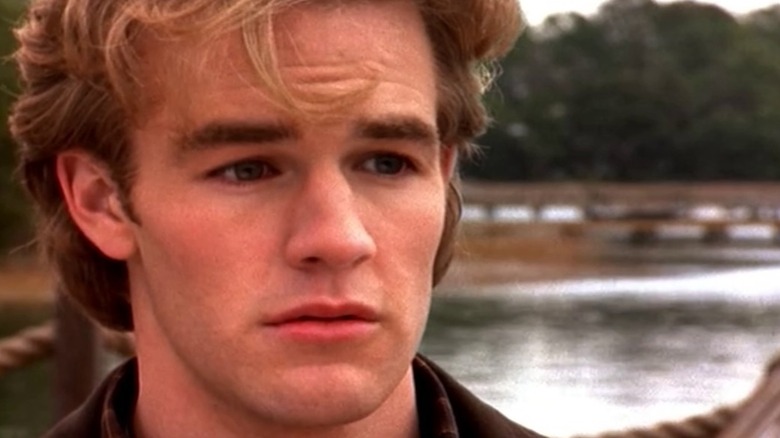 James Van Der Beek gazing