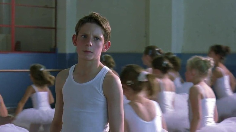 Jamie Bell as Billy Elliot in his dance lesson