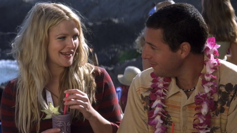 Drew Barrymore and Adam Sandler in 50 First Dates