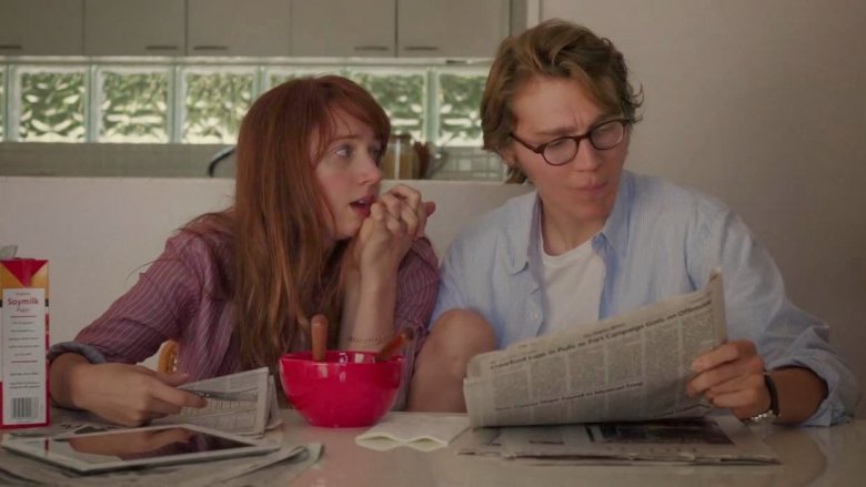 Zoe Kazan and Paul Dano in Ruby Sparks