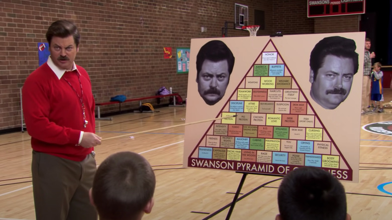 Ron displaying manliness pyramid