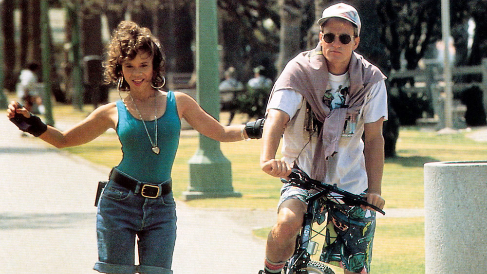 Woody Harrelson and Rosie Perez in White Men Can't Jump