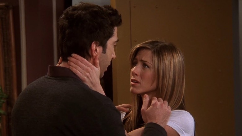 Rachel holding Ross