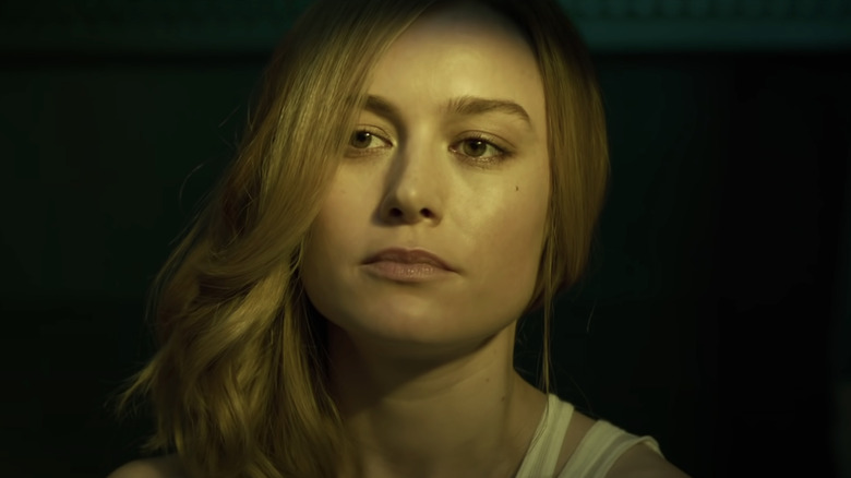 Brie Larson looks thoughtful