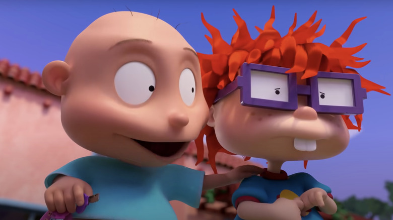 Tommy and Chucky Pickles on Rugrats