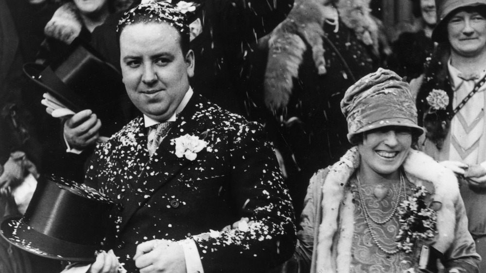 Alfred Hitchcock and wife Alma