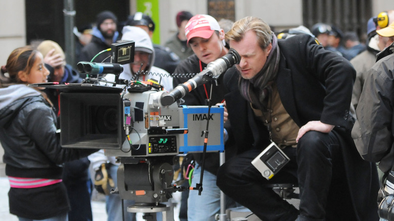 Christopher Nolan surveys a scene