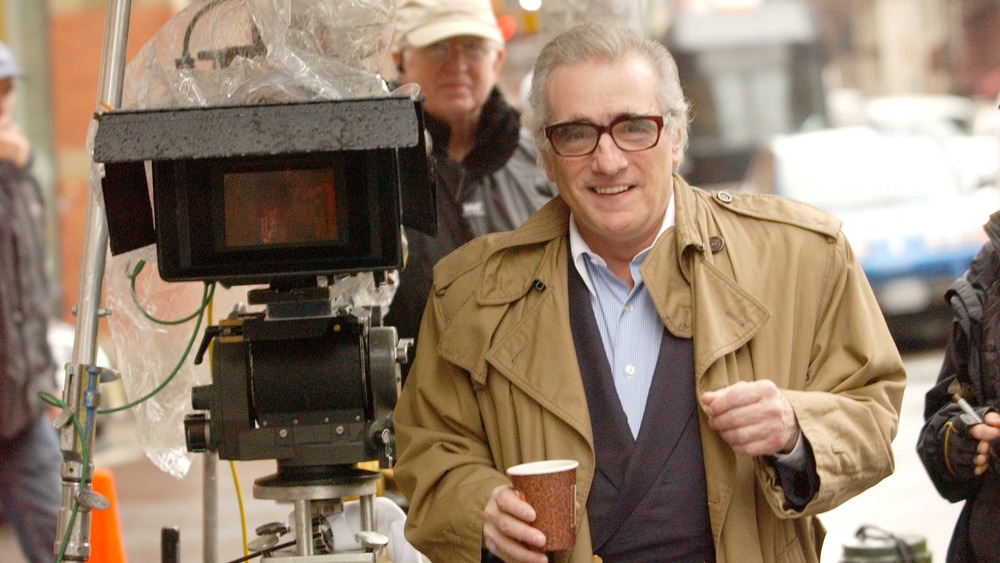 Martin Scorsese filming