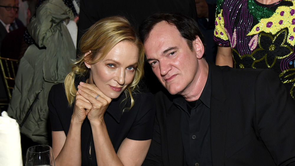 Quentin Tarantino and Uma Thurman