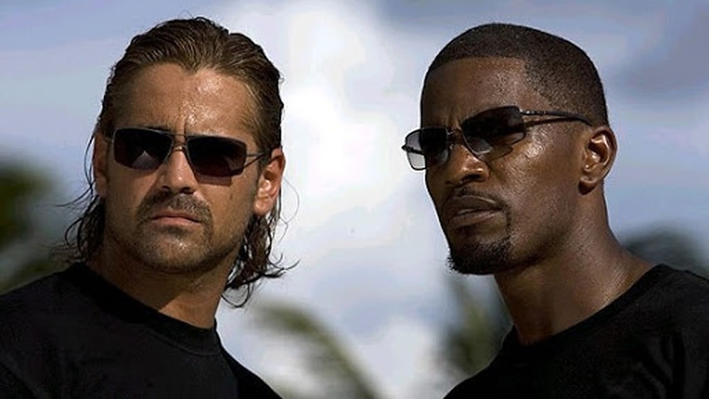 Jamie Foxx as Det. Ricardo "Rico" Tubbs and Colin Farrell as Det. James "Sonny" Crockett in Miami Vice