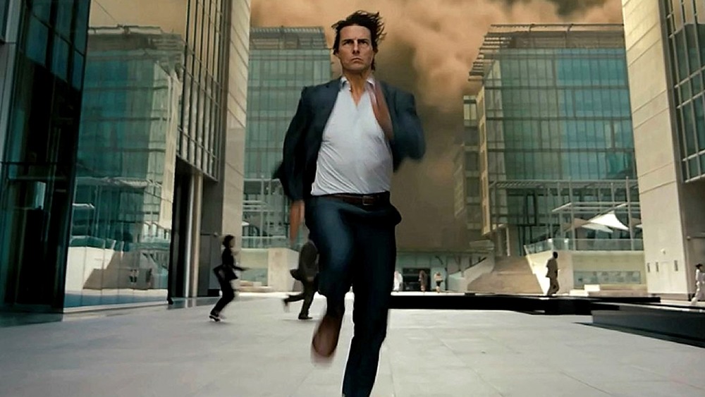 Tom Cruise as Ethan Hunt in Mission Impossible: Ghost Protocol