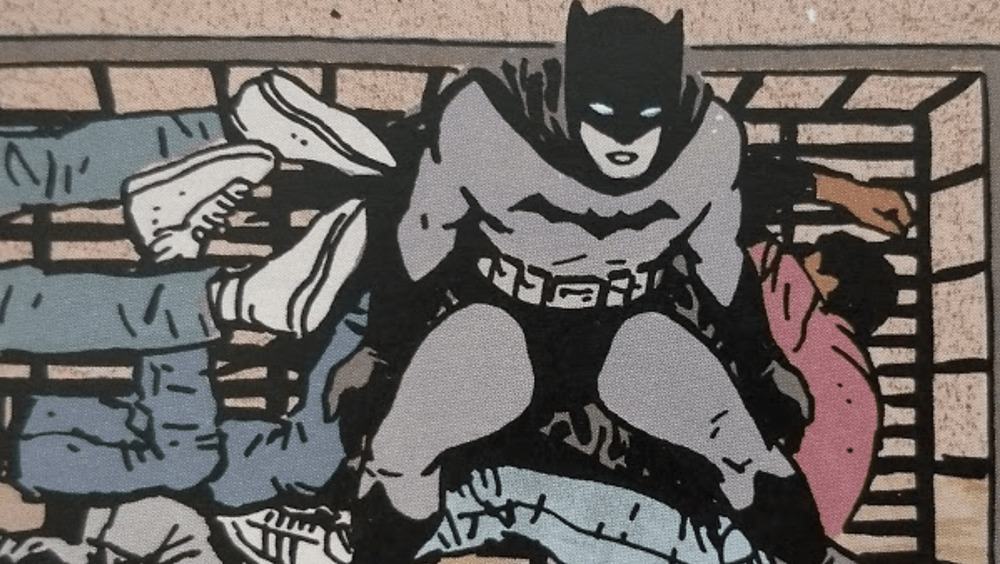 Batman beat up criminals