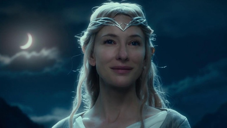 The Lady Galadriel smiling