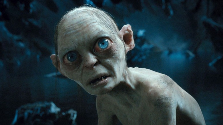 Gollum looking confused