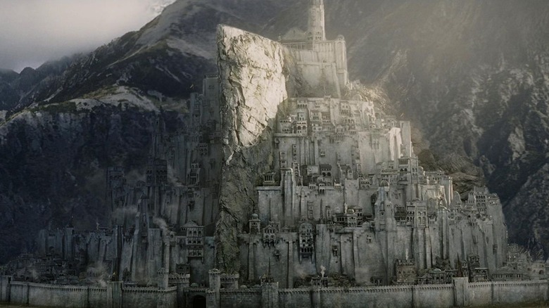 Sun shining on Minas Tirith