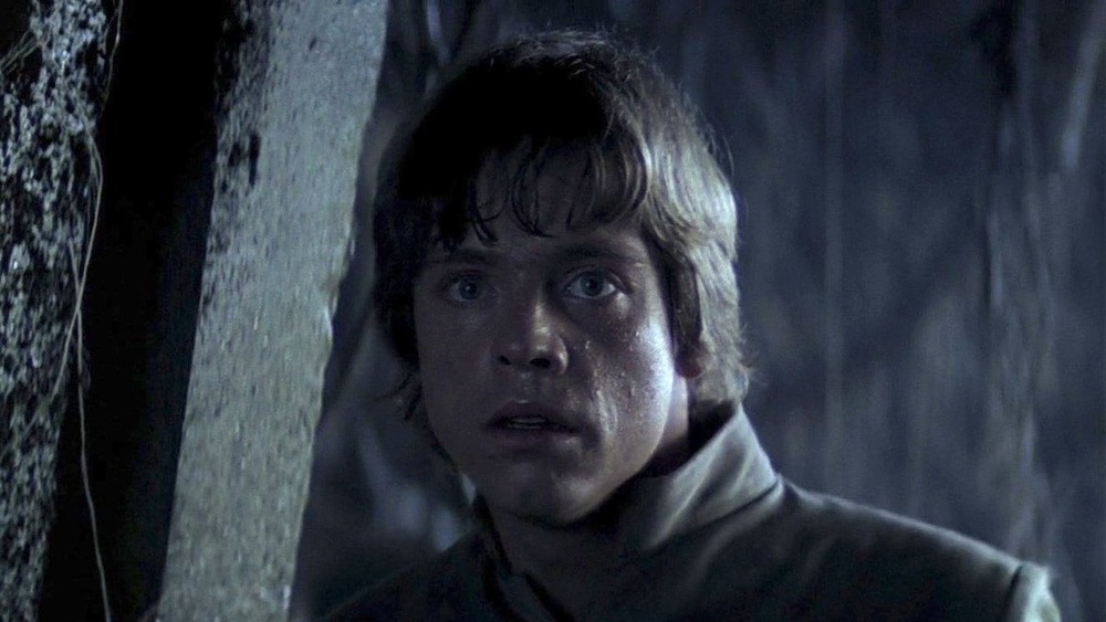 Luke afraid in Dagobah cave