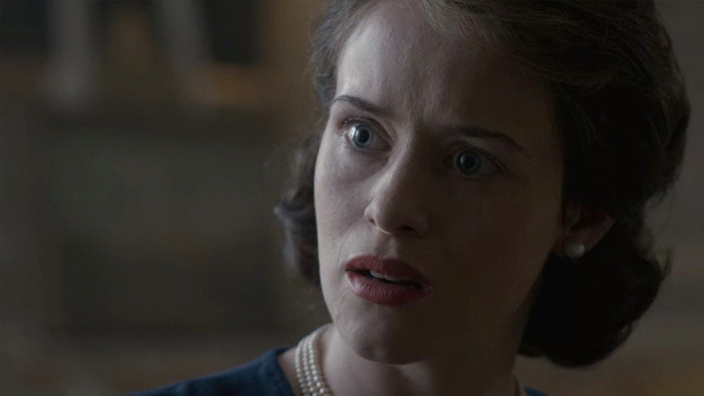 Claire Foy plays Queen Elizabeth