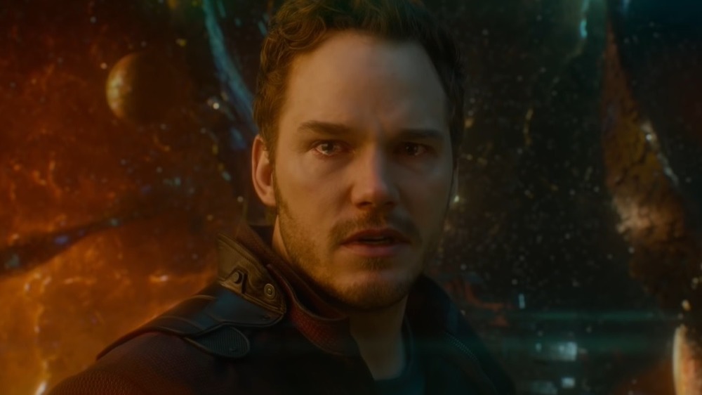 Star-Lord crying