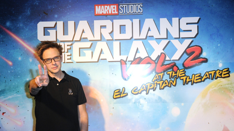 James Gunn posing 