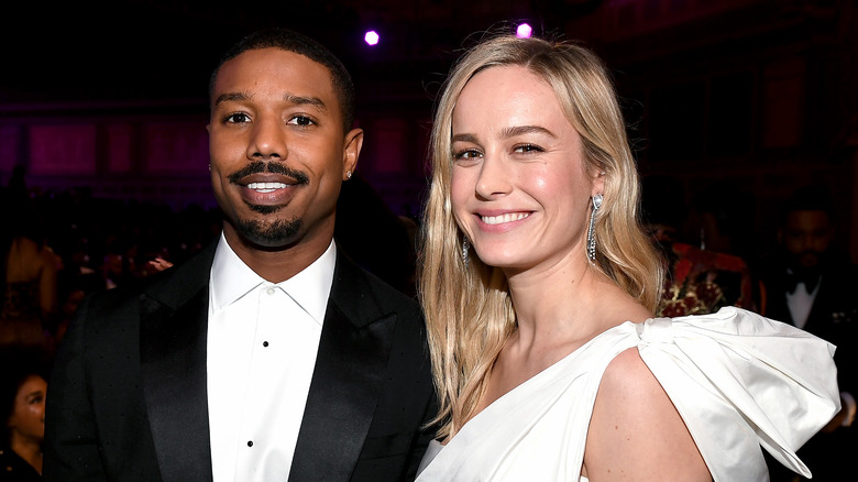 Brie Larson with Michael B. Jordan