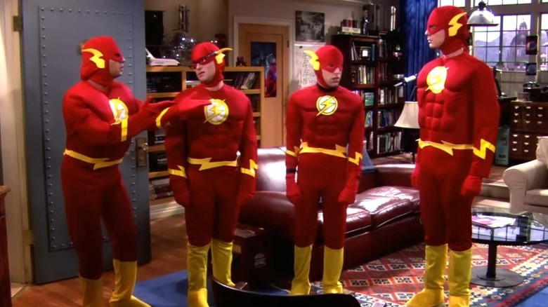 Big Bang Theory cast as The Flash