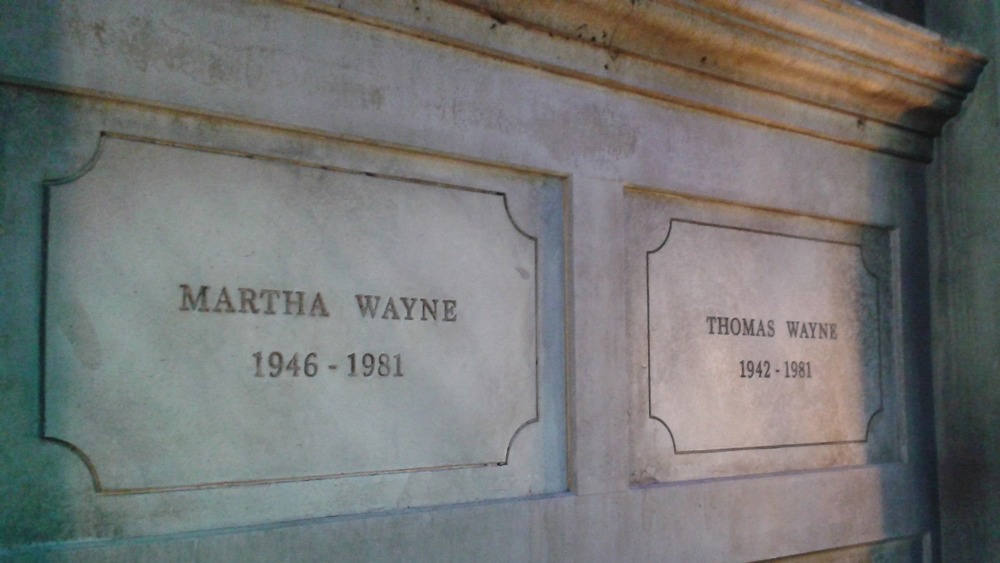 The Waynes' graves