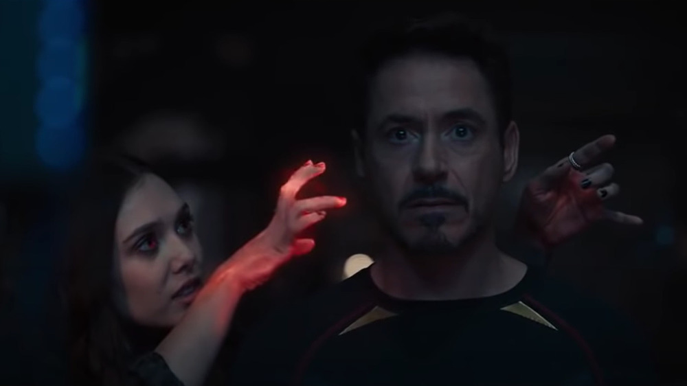 Wanda bewitching Tony Stark