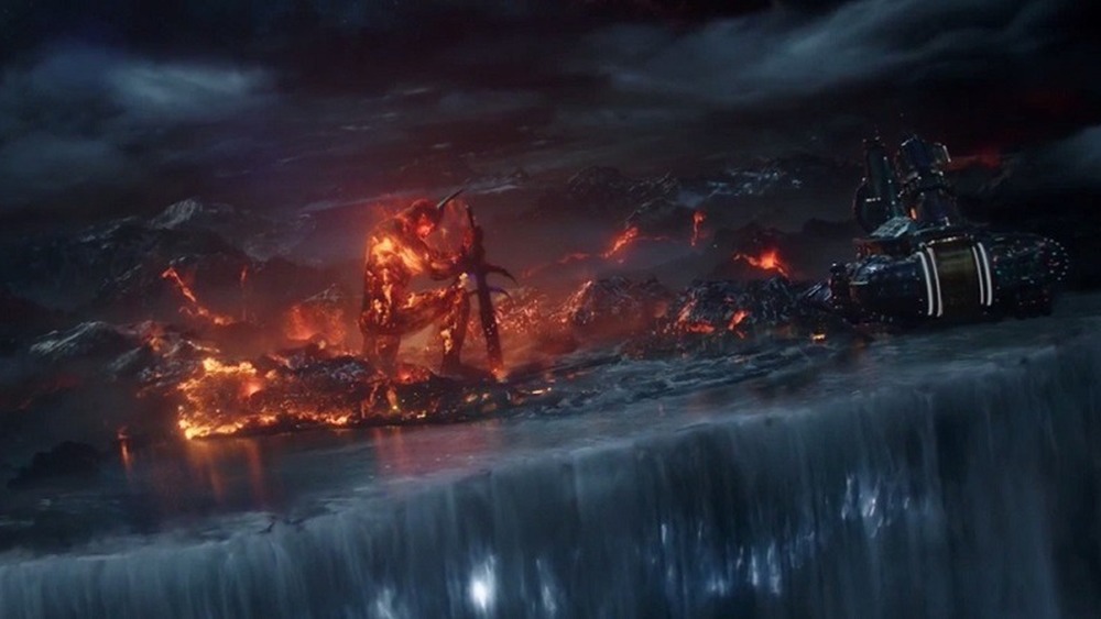 Surtur destroying Asgard