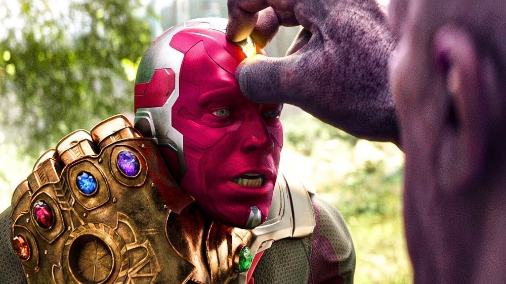 Thanos killing Vision