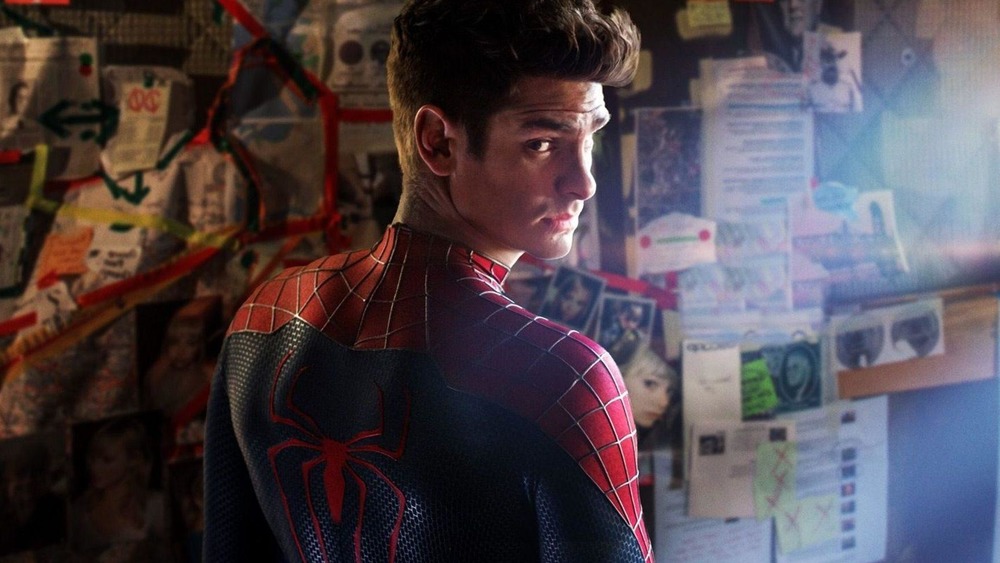 Andrew Garfield as Peter Parker/Spider-Man in The Amazing Spider-Man