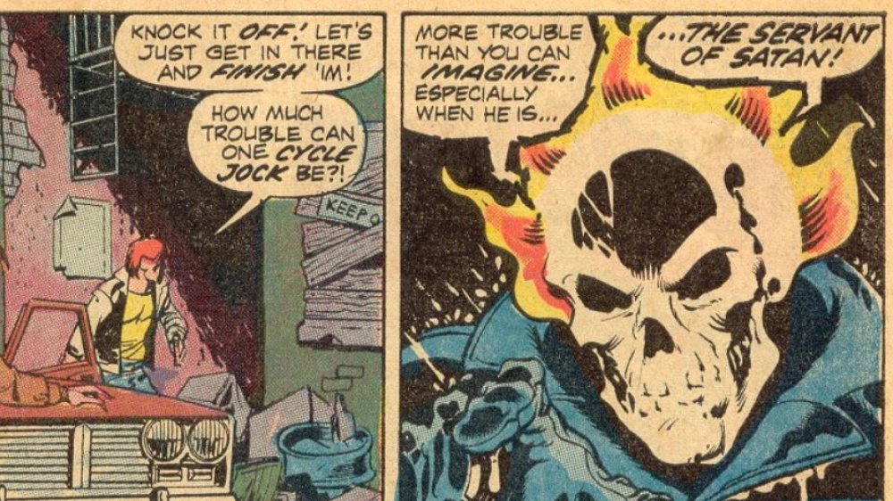 Ghost Rider in his first appearance in Marvel Spotlight 5