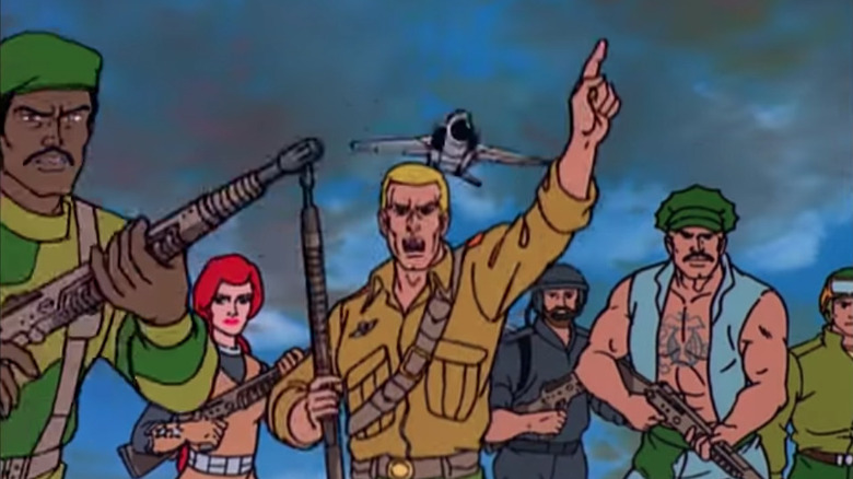 The G.I. Joe squad from the original animated series