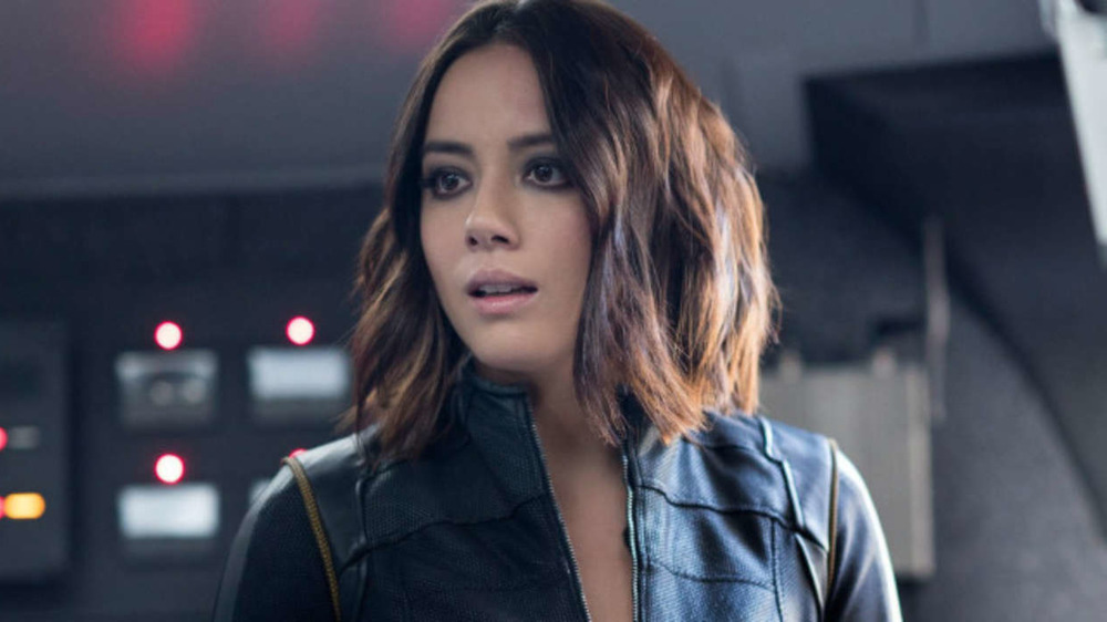 Agents of S.H.I.E.L.D. Quake stands in a control room