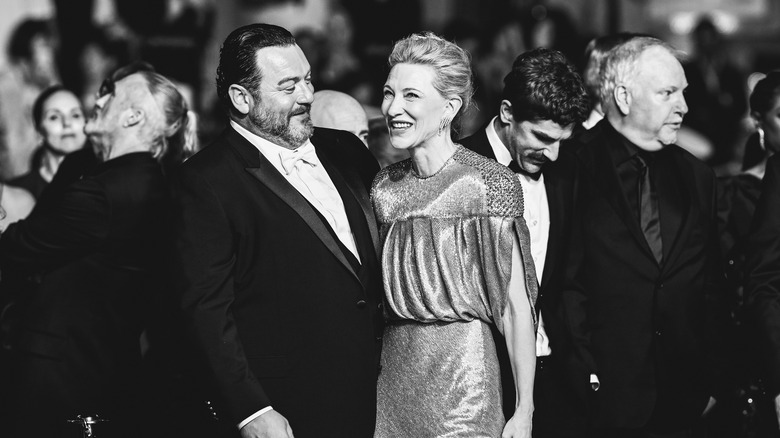 Dennis Minochet smiling Cate Blanchett