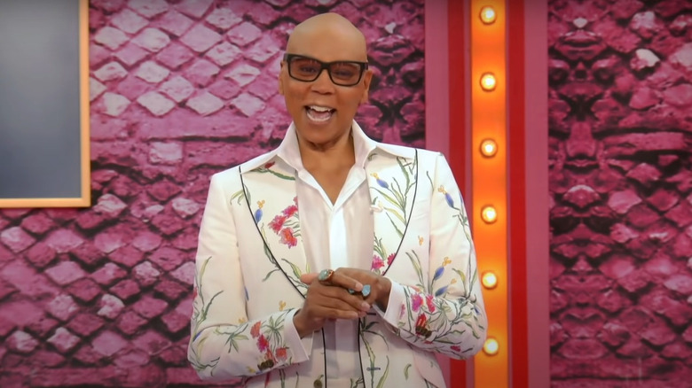 RuPaul hosting Drag Race