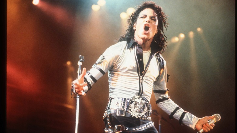 Michael Jackson on stage 