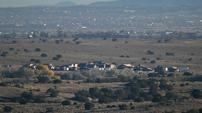 Rust movie set in New Mexico