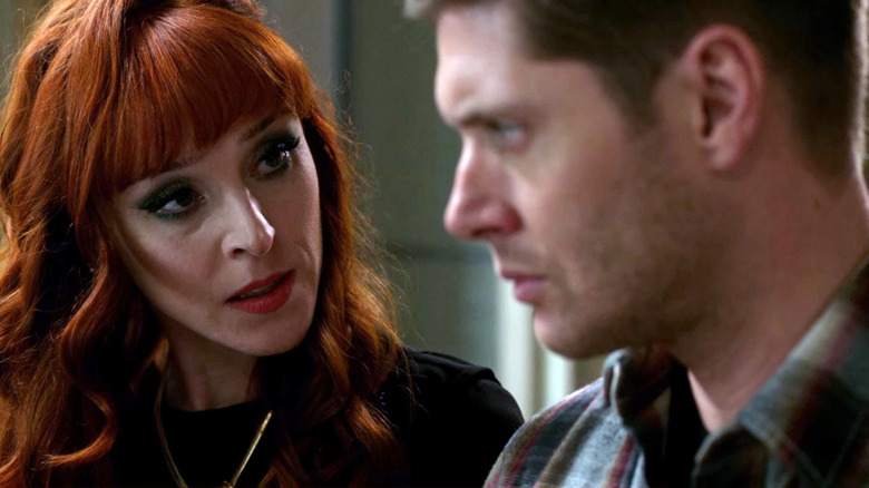 Ruth Connell and Jensen Ackles in Supernatural