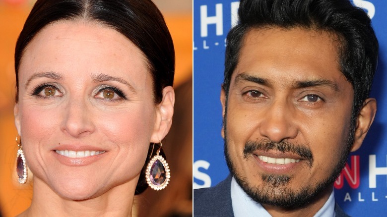 Julia Louis-Dreyfus and Tenoch Huerta at event