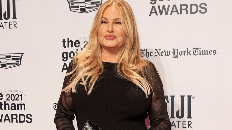 Jennifer Coolidge pursing lips