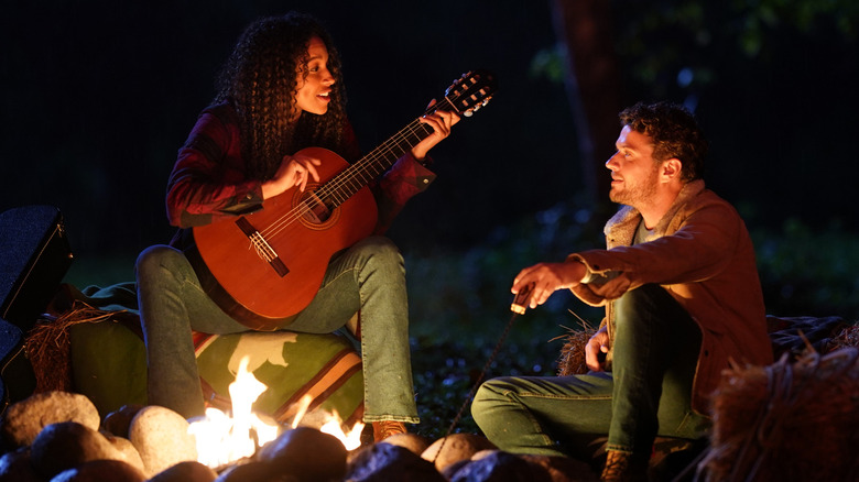 Kylie Bunbury and Ryan Phillippe in Big Sky