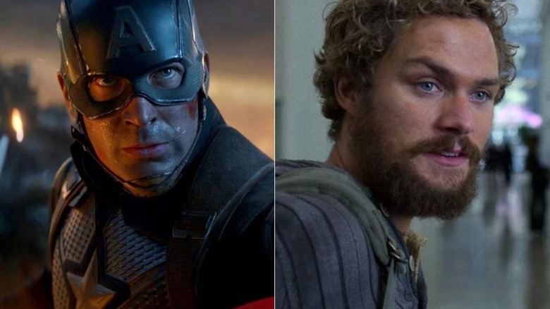 Captain America Iron Fist side-by-side