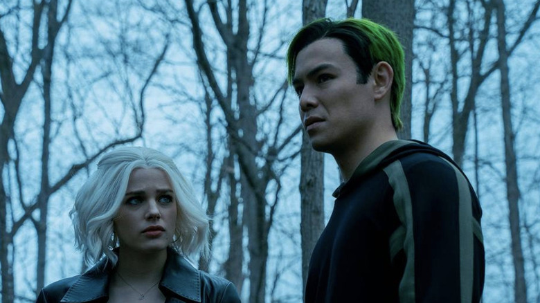 Gar and Rachel in woods in Titans